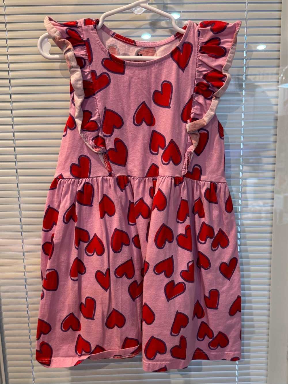 H&M Heart Dress – Size 4–6Y